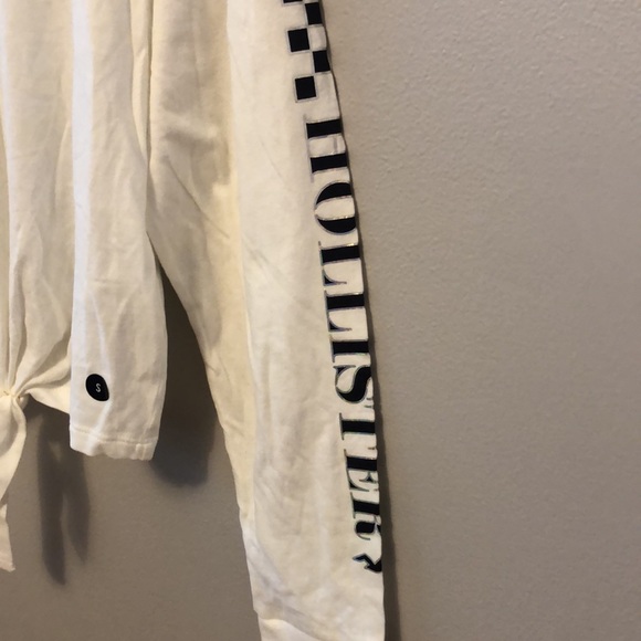 Tie front long sleeve tee - Picture 2 of 4